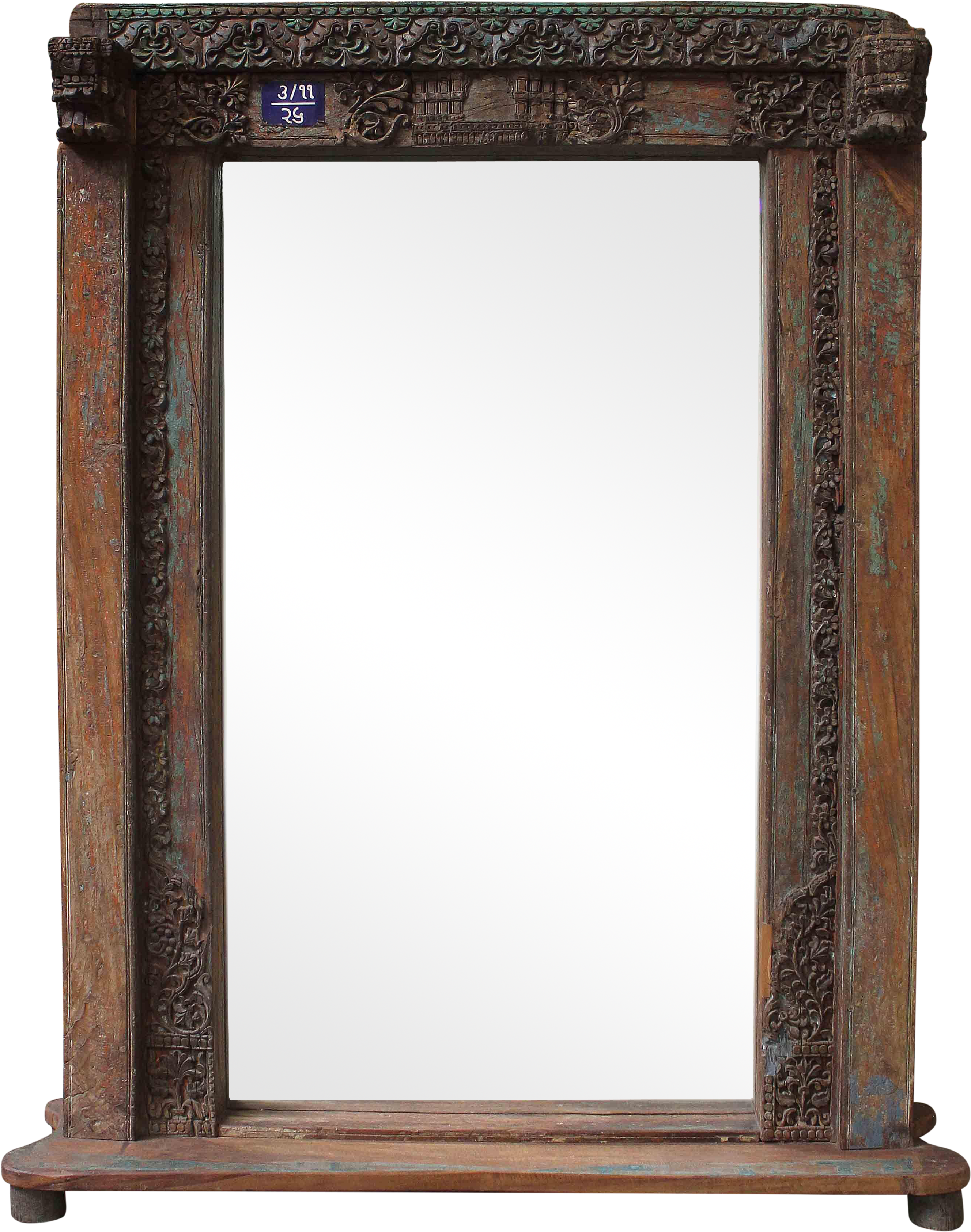 Floor Mirror Ikea - Vintage Door Png (3404x4363), Png Download