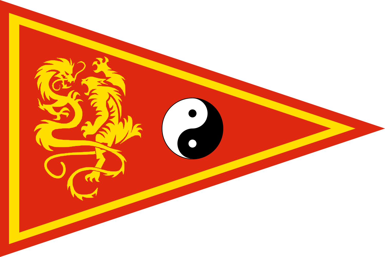Flag Of Taoism - Taoism Flag (1500x1000), Png Download