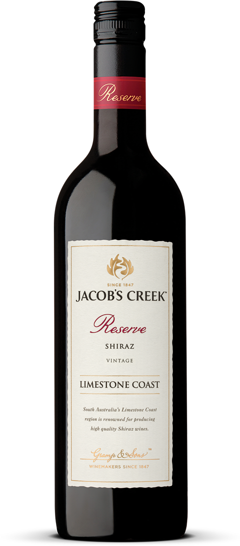 Reserve Limestone Coast Shiraz - Jacob's Creek Reserve Shiraz Vintage 2016 (479x1100), Png Download