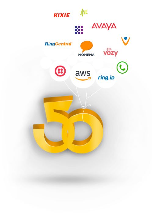 Choose From 50 Telephony Providers To Reach Your Customers - Avaya (498x697), Png Download