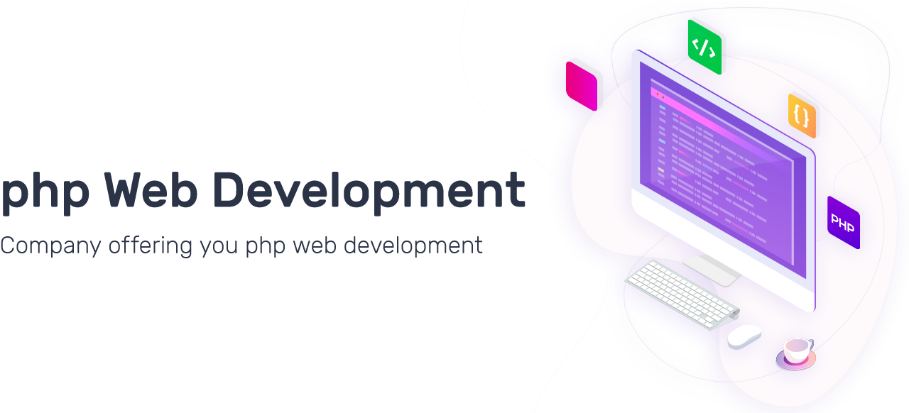 Php Development - Personal Computer (1360x581), Png Download