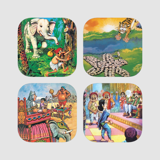 Buddhist Jataka Tales Amar Chitra Katha Bundle 9 (630x630), Png Download