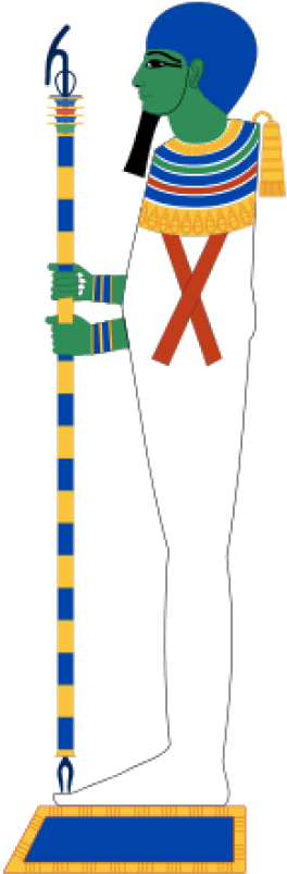 Ptah - Ptah The Egyptian God (400x823), Png Download