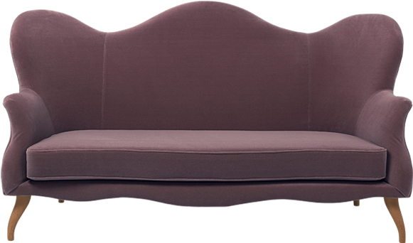 Bonaparte-sofa - Studio Couch (581x628), Png Download