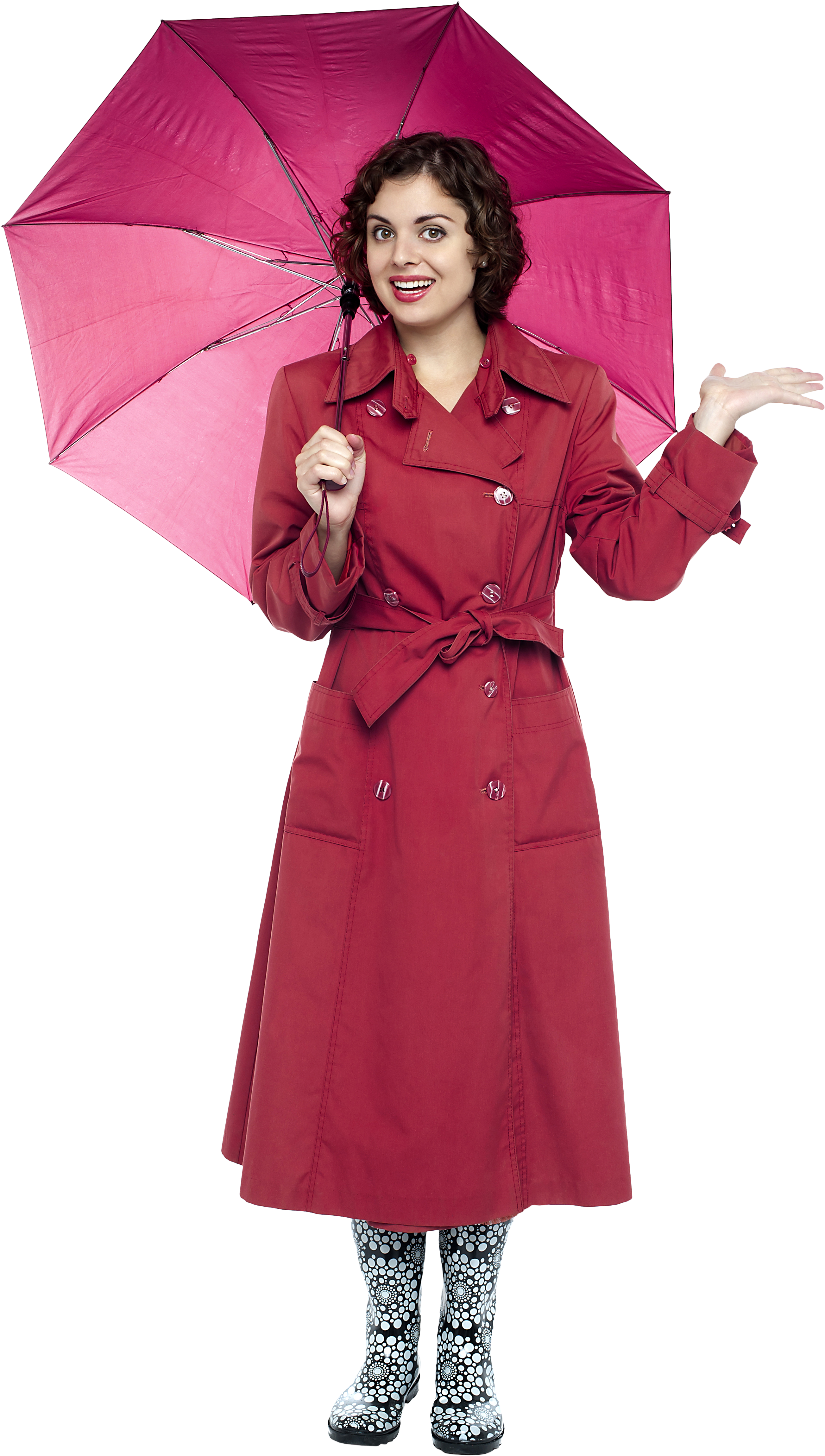 Fashion Girl Png Photo - Women With Umbrella Png (3200x4809), Png Download