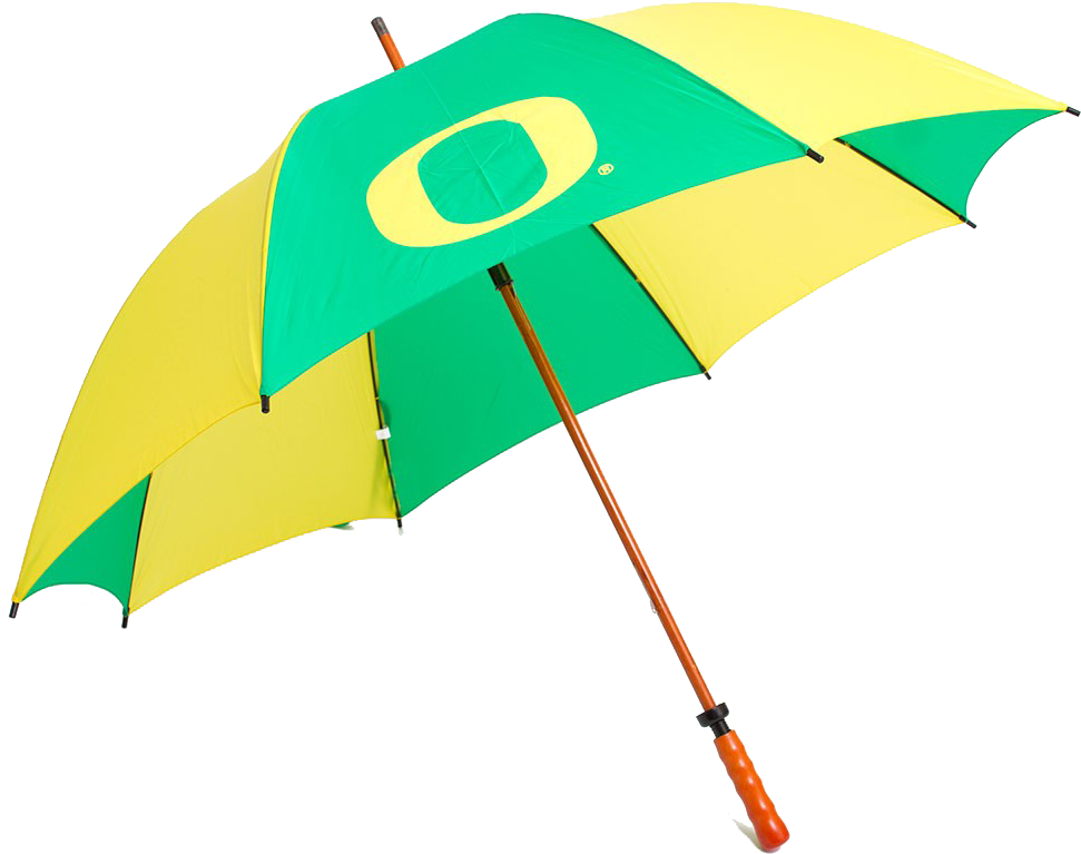 Yellow And Green Umbrella (1000x1000), Png Download