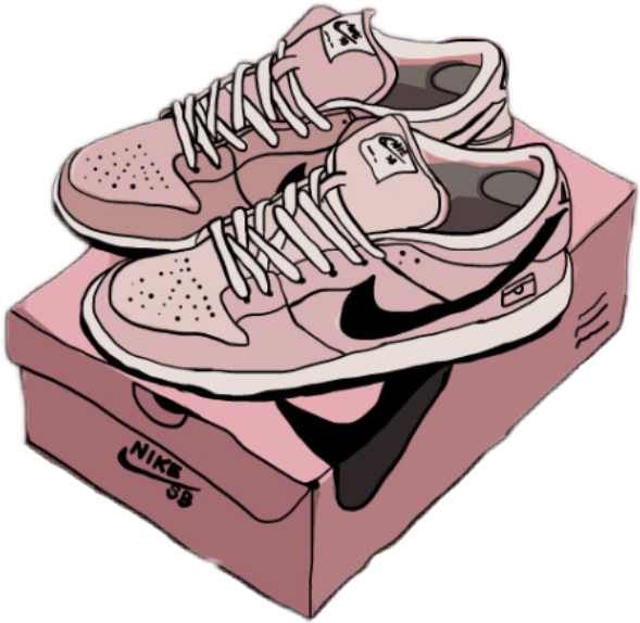 Vector Black And White Library Picsart Free On Dumielauxepices - Sticker Shoes (589x574), Png Download