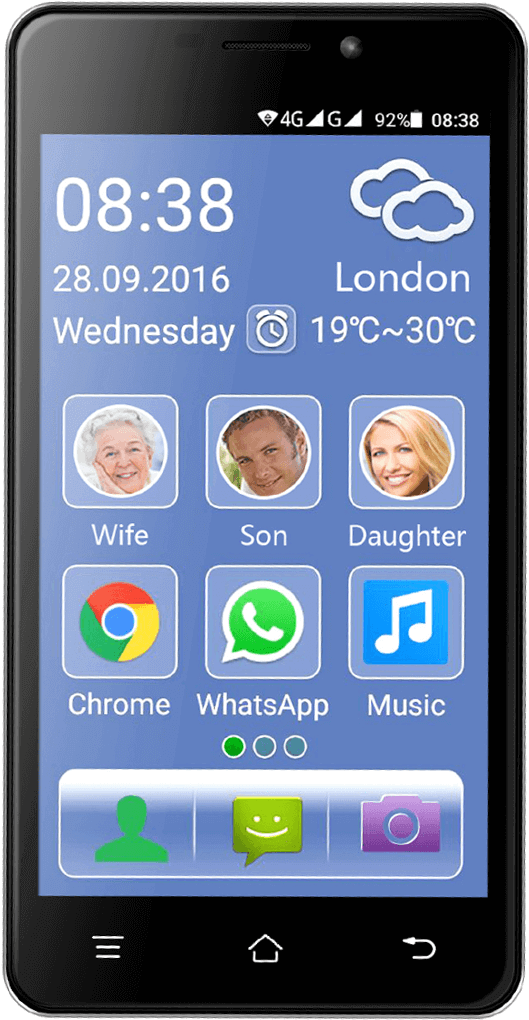 Esmartm2 - Switel Smartphone M2 E Smart (1200x1200), Png Download