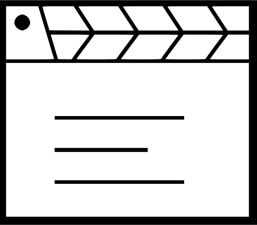 Clapboard Comments (980x858), Png Download