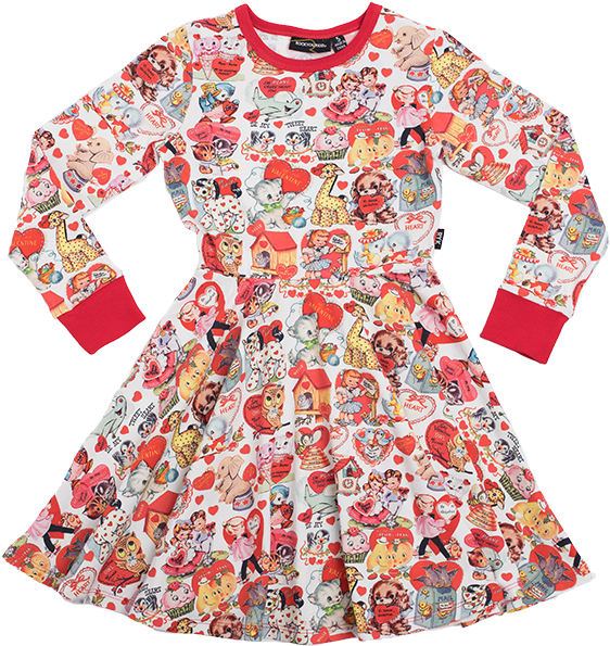 My Funny Valentine Waisted Dress Rock Your Baby The - Dress (700x700), Png Download