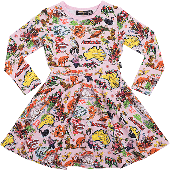 Souvenir Tea Towel Waisted Dress Rock Your Baby The - Dress (700x700), Png Download