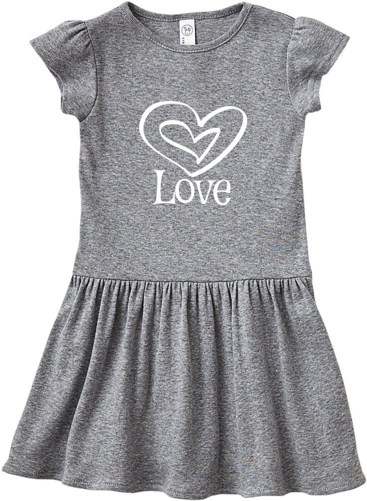 Double Heart Love Infant Baby Dress - Happy New Year 2019 Garments (800x1080), Png Download
