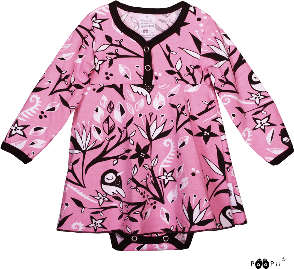 Onesie Dress, Early Birds - Topomini Baby-bodykleid (1000x1000), Png Download