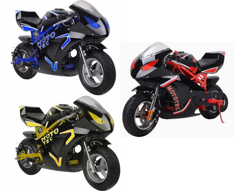 Details About Mototec Gas Pocket Bike Gt - Mototec Gas Pocket Bike (777x621), Png Download