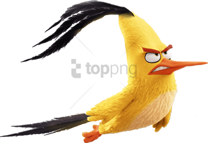 Free Png Angry Birds Movie Chuck Flying Png Image With - Angry Birds Movie Flying (850x586), Png Download