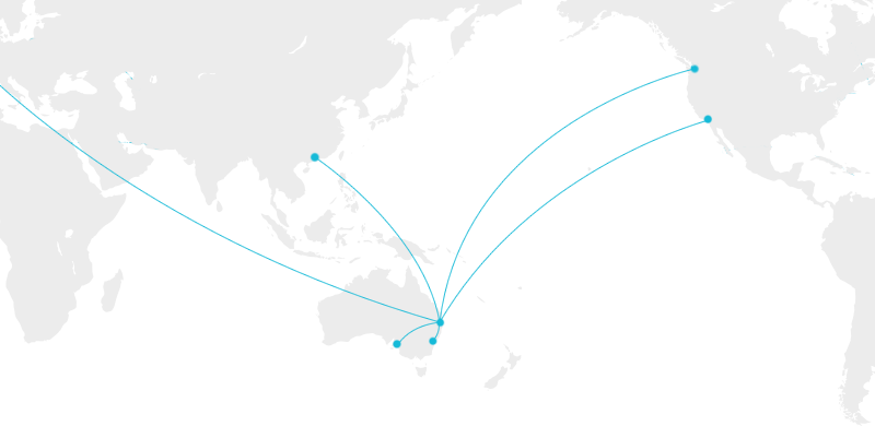 Download Vfx World Map (800x390), Png Download