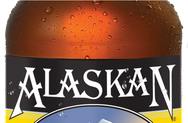 Alaska Big Mountain Bottle - Alaskan Amber (820x394), Png Download