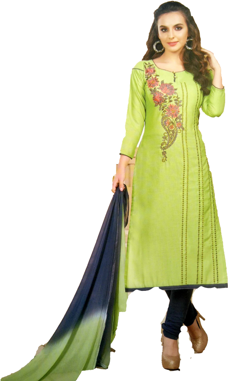 Jgvid-2011 Bhumika Natural Designs And Royal Salwar - Formal Wear (600x800), Png Download