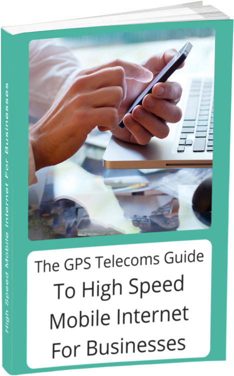 Download The Gps Telecoms Guide To High Speed Mobile - Desk Phone And Computer (530x800), Png Download