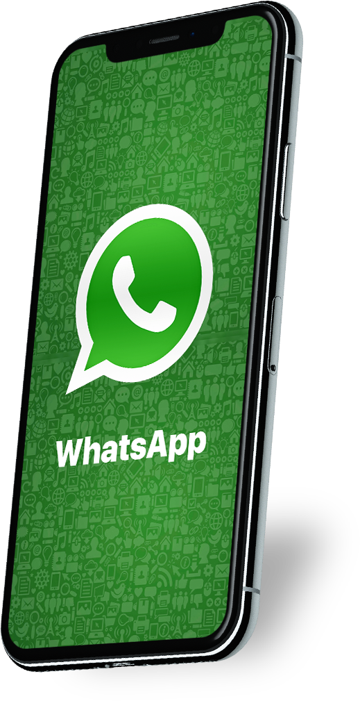 Iphone X Whatsapp - Smartphone (519x1009), Png Download