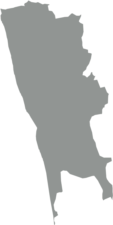 Ernakulam Map - Silhouette (800x800), Png Download