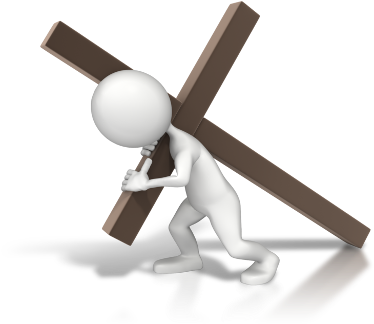 Carry Cross - Tomar La Cruz Y Negarse A Si Mismo (800x650), Png Download
