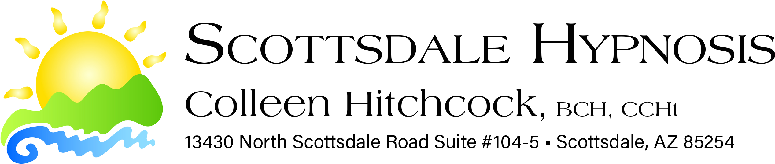 Scottsdale Hypnosis Logo - Calligraphy (2880x776), Png Download