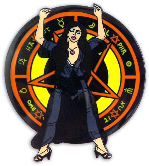 Love Witch Love Witch - Wall Clock (574x600), Png Download