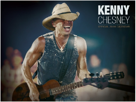 Kenny Chesney 2016 Pocket Calendar - Bass Guitar (800x800), Png Download