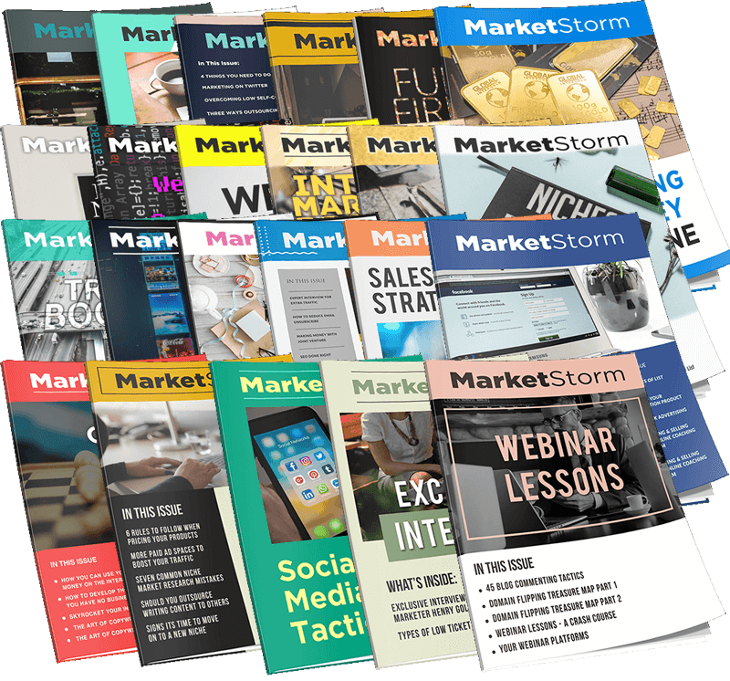 Market Storm Internet Marketing Magazine Bundle Package - Flyer (800x746), Png Download