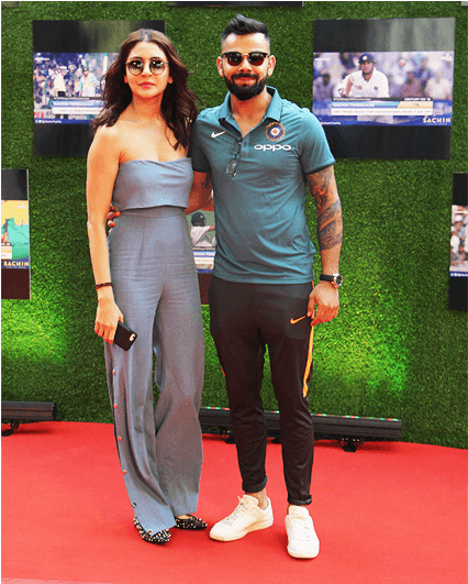 Anshka Sharma And Virat Kohli (750x530), Png Download