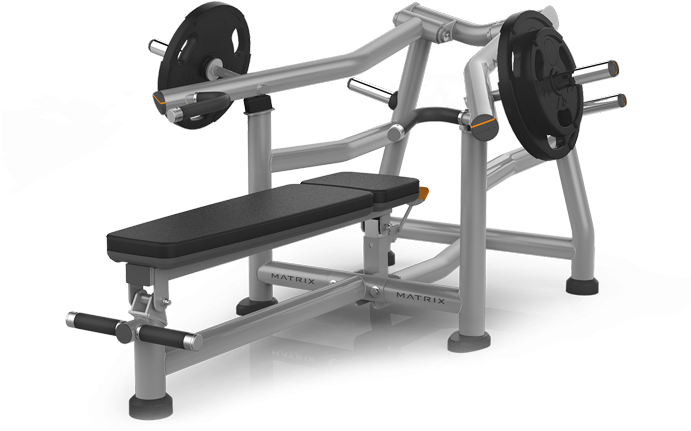 Supine Bench Press Mg-a416 Exercise Equipment, Training - Gym Machine Bench Press (690x470), Png Download