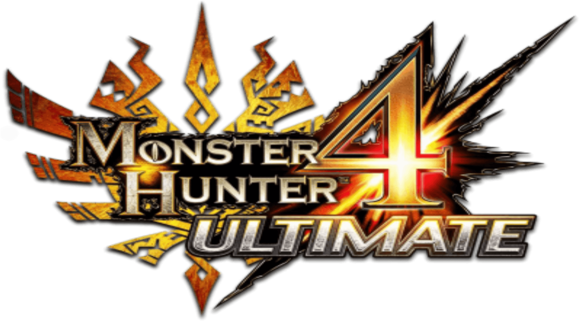 Capcom Partners With Six Flags To Bring Monster Hunter - Monster Hunter 4u Logo (1920x1080), Png Download