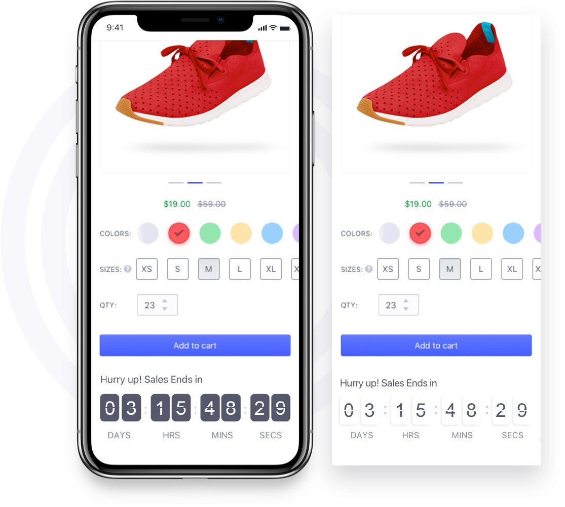 You Can Display Sales Countdown Timers On Specific - Iphone (1320x1000), Png Download