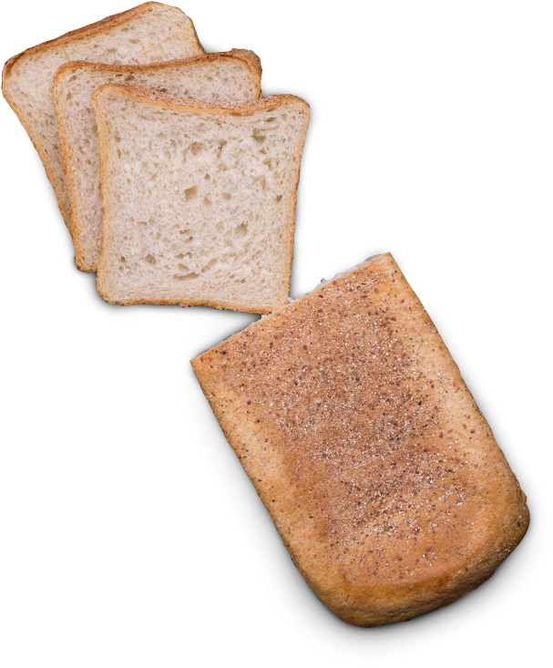 White Tin Loaf - Sliced Bread (680x1000), Png Download