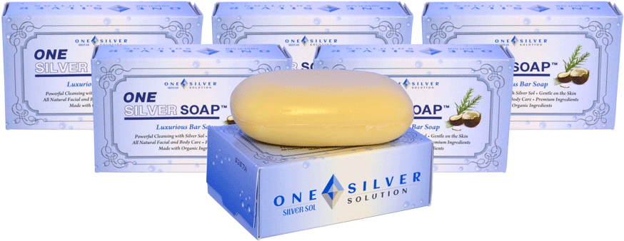 Silver Sol Soap - Box (900x351), Png Download