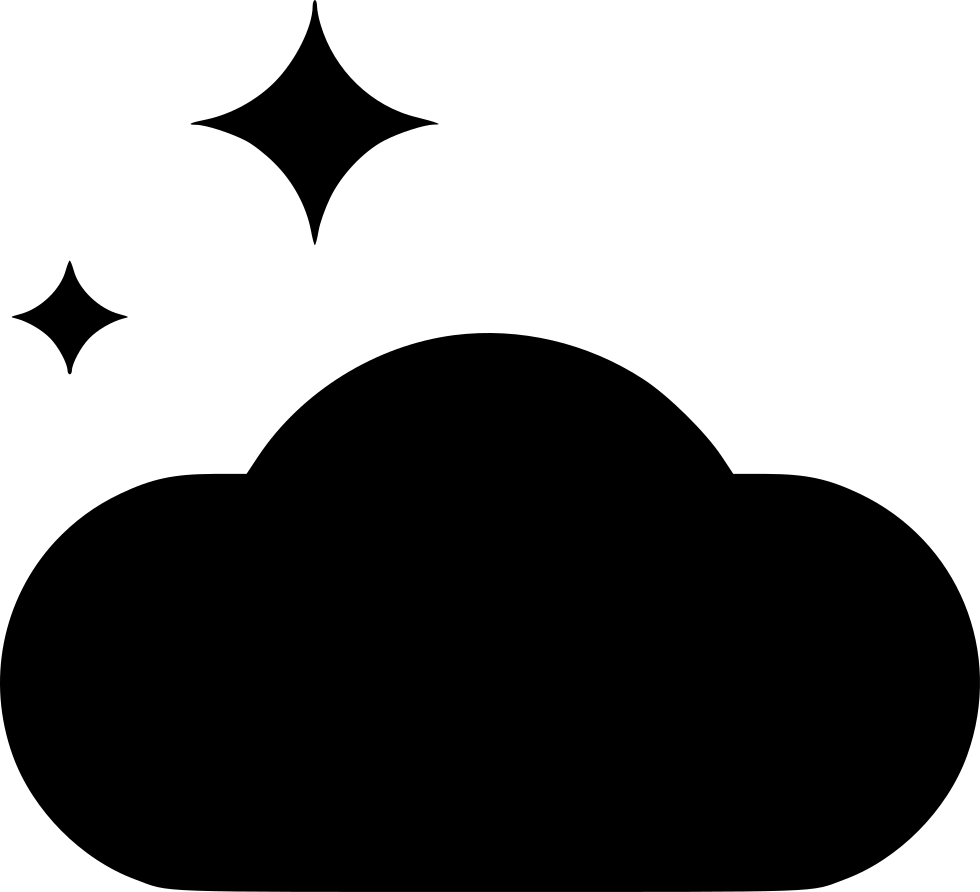 Cloud Stars Night Comments - Heart (980x892), Png Download