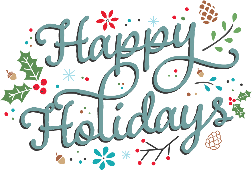 Happyholidays - Calligraphy (915x633), Png Download