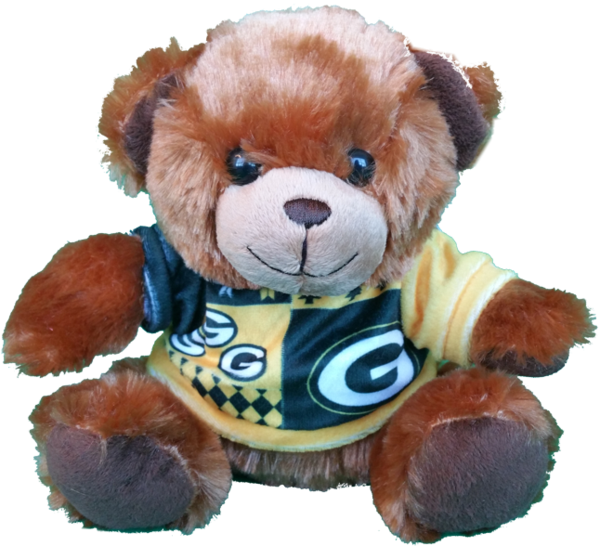 Green Bay Packers Ugly Sweater Teddy Bear More Than - Teddy Bear (600x546), Png Download