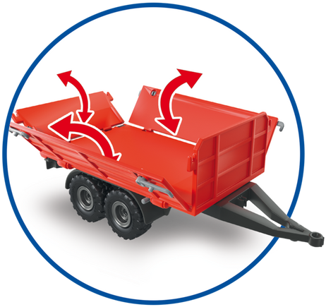 Tractor With Trailer - Playmobil Przyczepa (700x490), Png Download