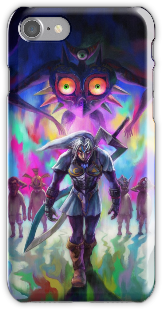 Fierce Deity Majora's Mask Iphone 7 Snap Case - Legend Of Zelda Majora's Mask Art (750x1000), Png Download