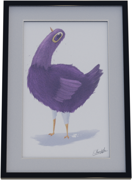 Limited Edition Trash Dove Print And Frame - Pelican (1440x810), Png Download