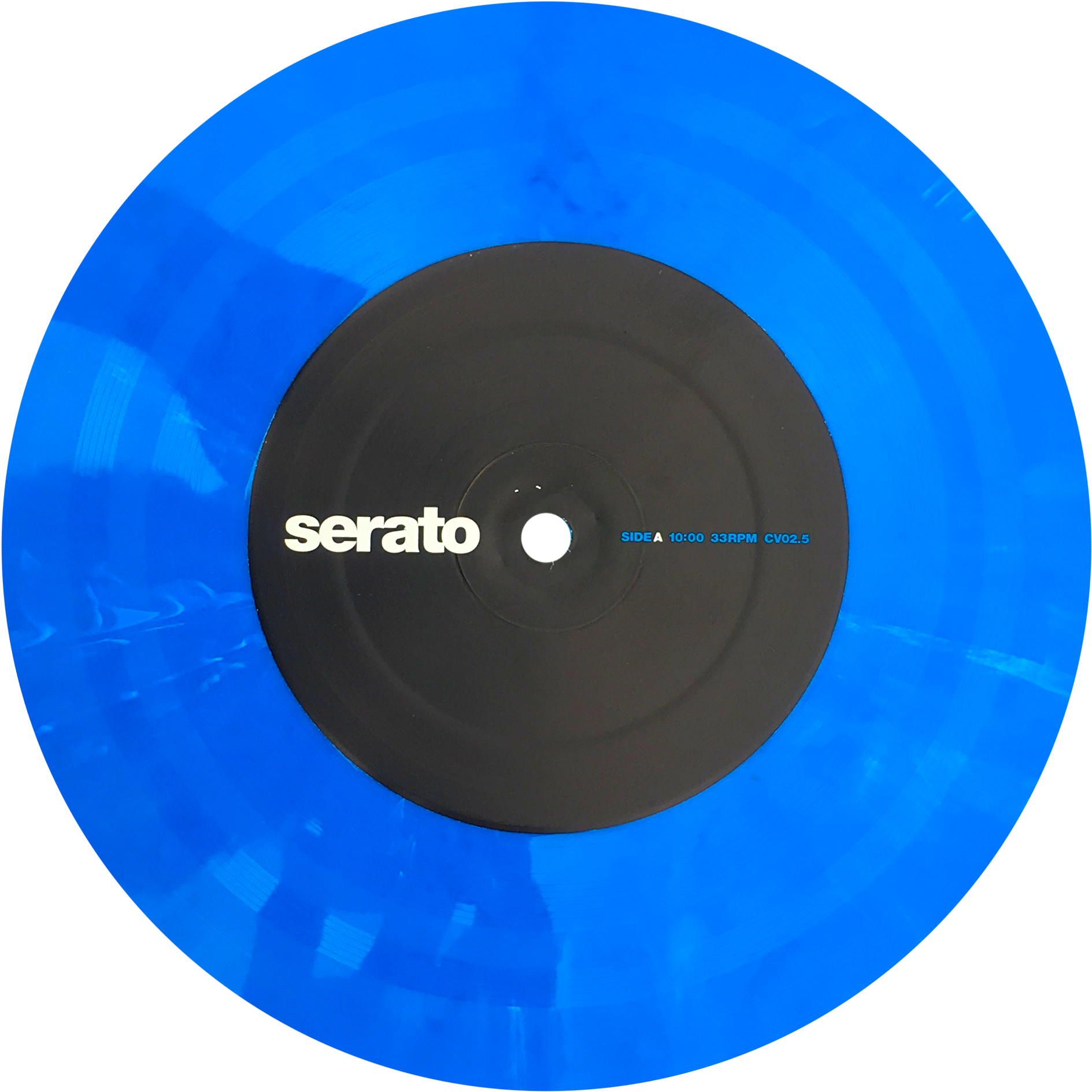 Blue Serato Dvs Seven Inch 7" Vinyl - Serato Vinyl Timecode (1922x1902), Png Download