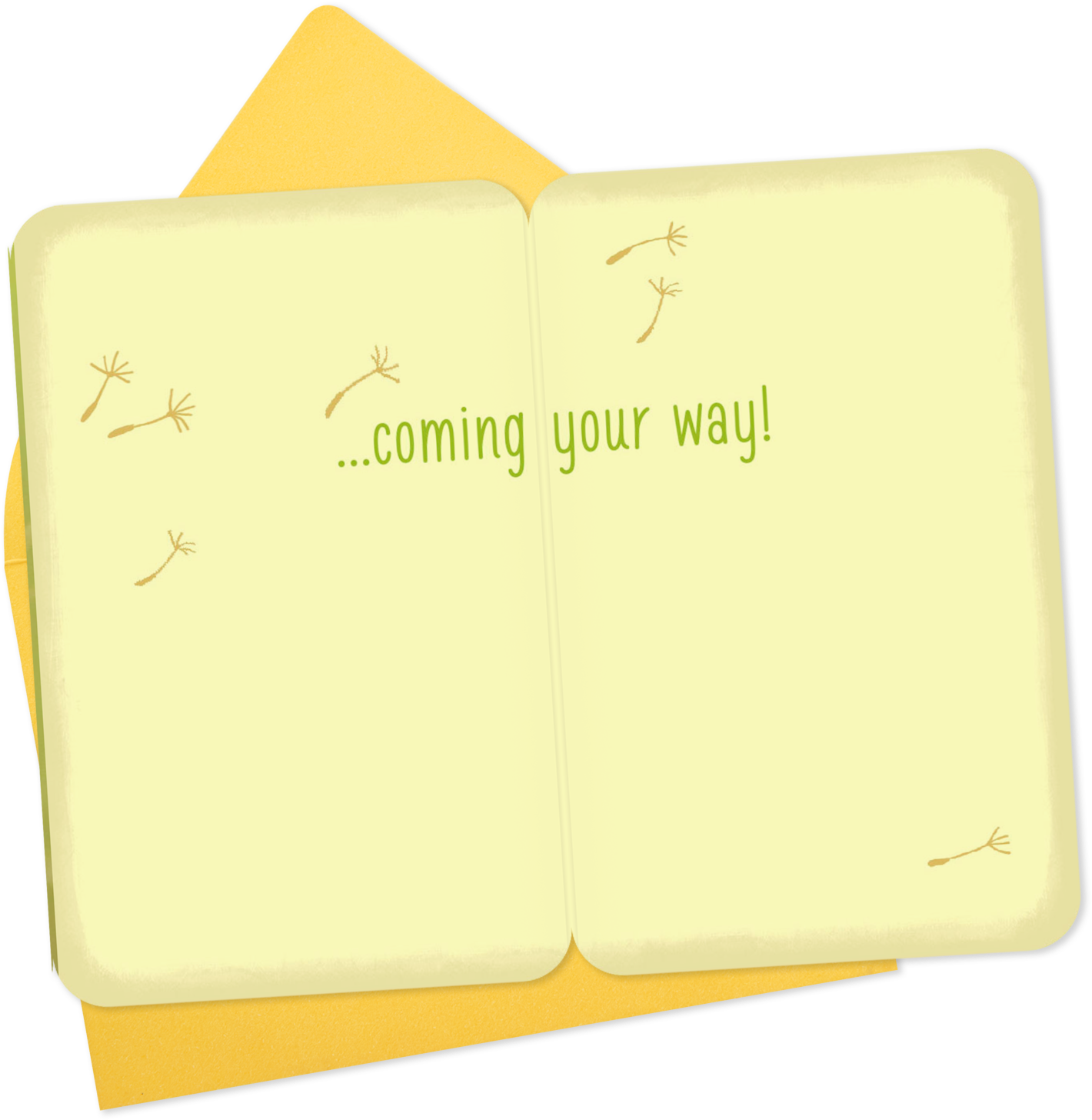 25" Mini Dandelion Wishes Good Luck - Ivory (1470x1470), Png Download