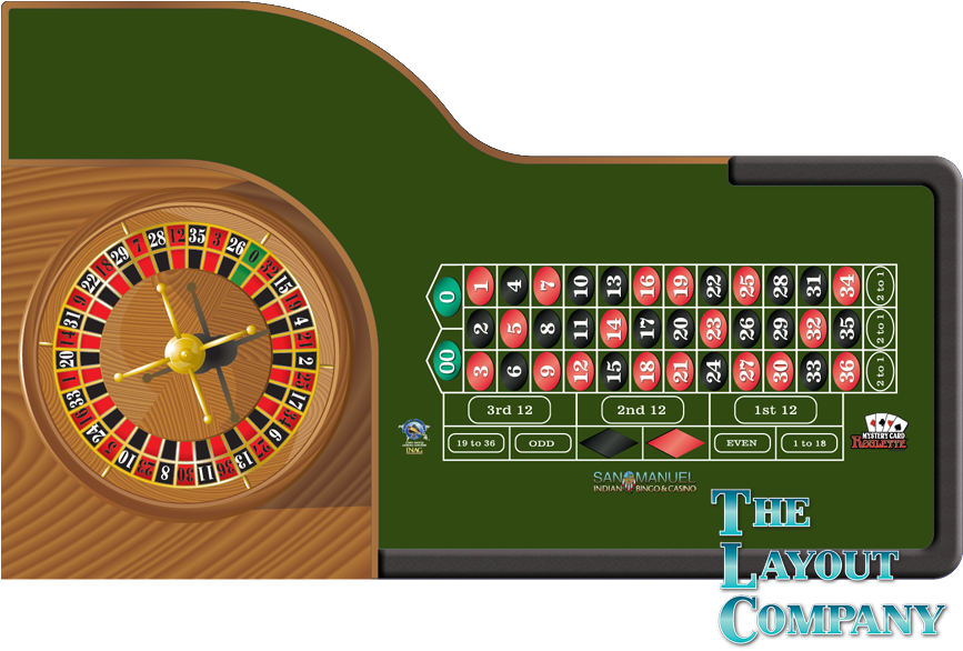 Custom Roulette Table Layouts - Casino (900x609), Png Download