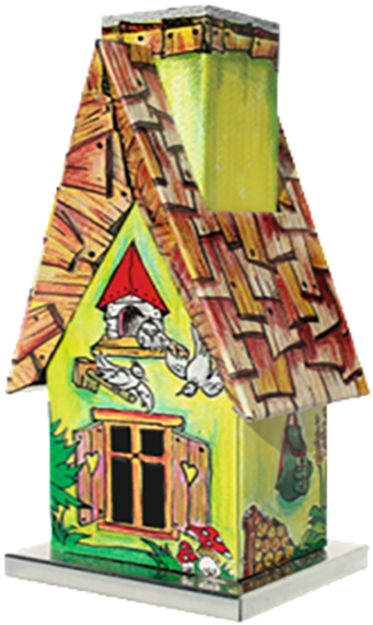 Smoking House Forest Hut - House (600x600), Png Download