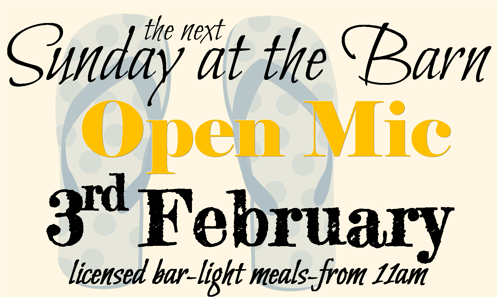 Sunday At The Barn - Calligraphy (1638x1013), Png Download