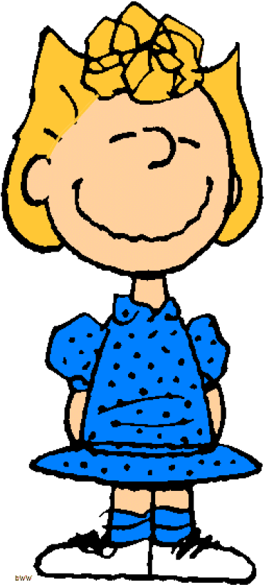 Image September Peanuts Gang Clipart 1 Updated - Sally Charlie Brown Characters (400x835), Png Download