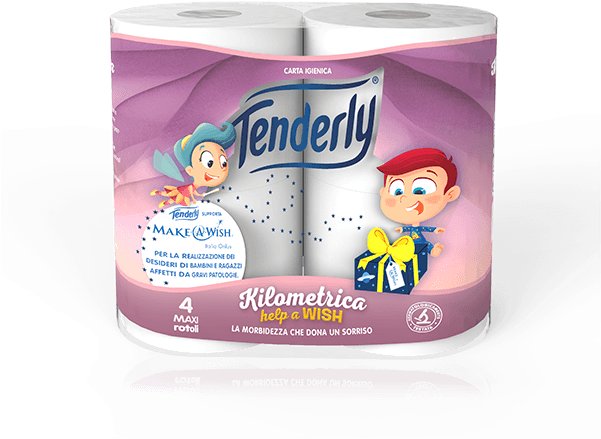 Tenderly Kilometrica Tenderly Kilometrica - Toilet Paper (600x600), Png Download