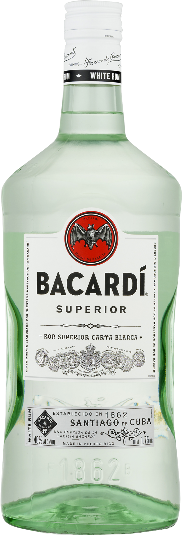 Bacardi Superior 1.75 L Price (1800x1800), Png Download